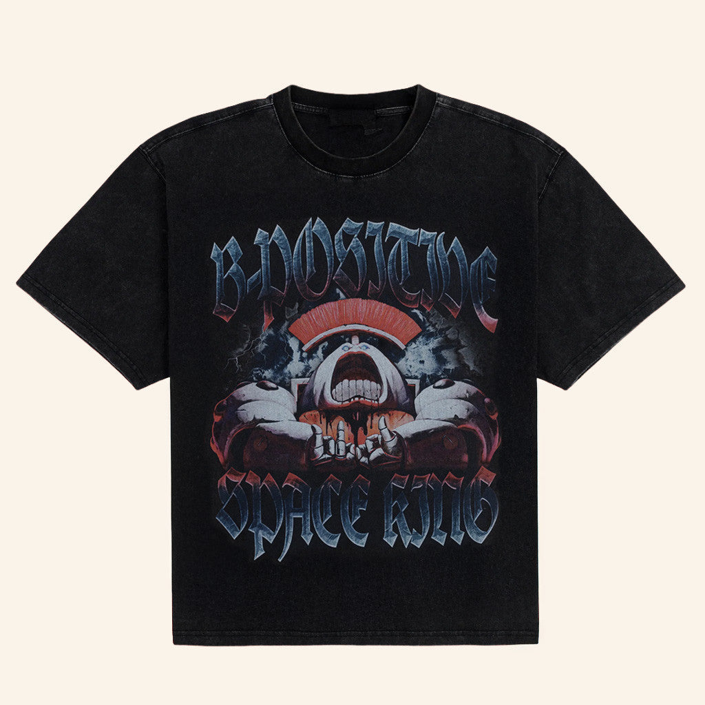 Space King Merch B Positive Wash T-Shirt Best Birthday Gift For Husband - Gypsy Systers