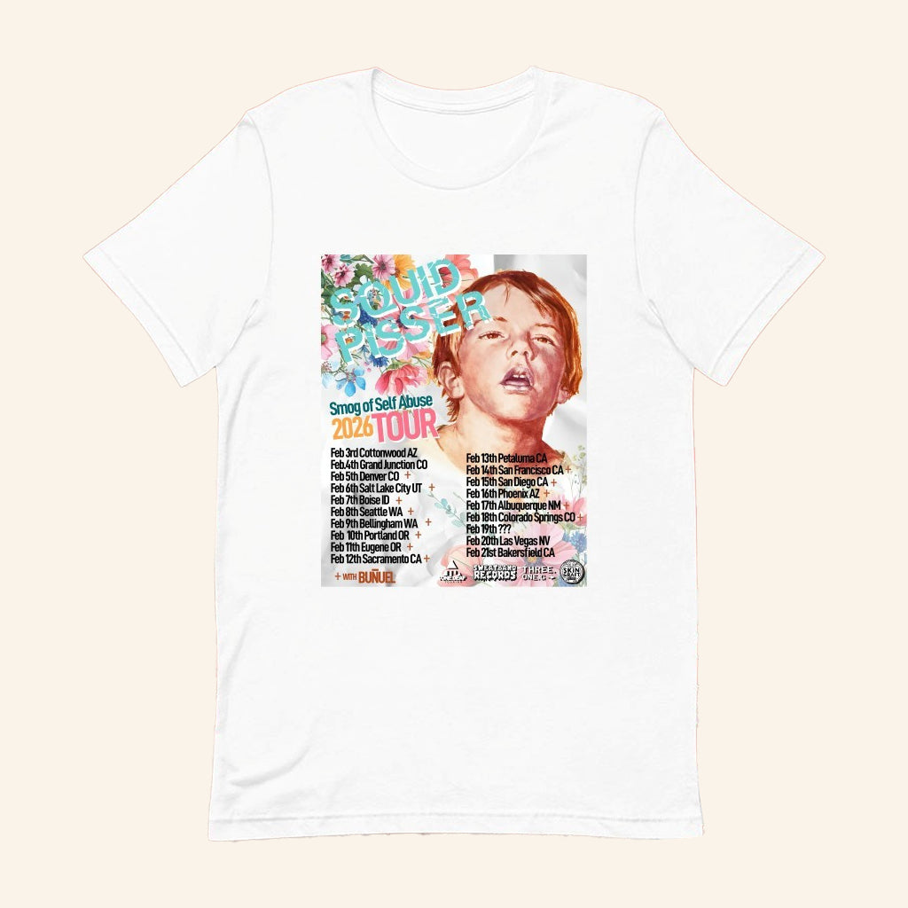 Squid Pisser Smog Of Self Abuse 2026 Tour T-Shirt Squid Pisser Merch Gifts For Music Fans - GypsysystersGift