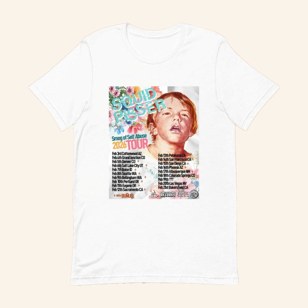 Squid Pisser Smog Of Self Abuse 2026 Tour T-Shirt Squid Pisser Merch Gifts For Music Fans - GypsysystersGift