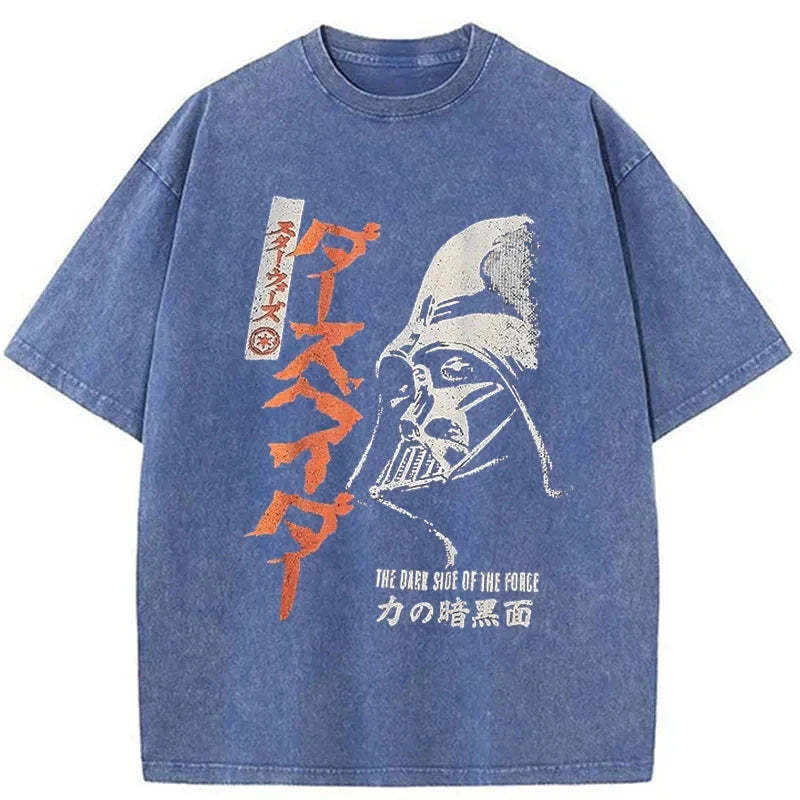 STAR WARS Japanese Washed T-Shirt Cool Graphic Tee For Men Women Gifts For Him - Gypsysystersgift