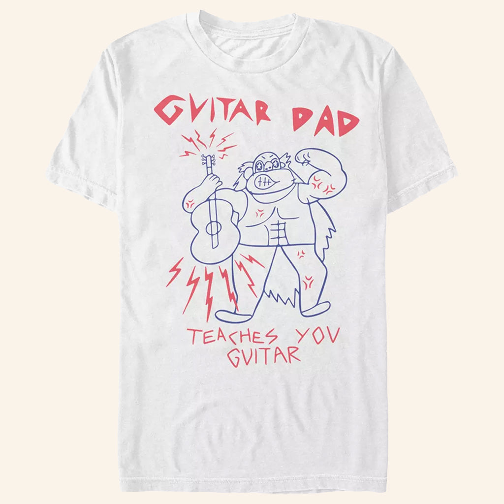 Steven Universe Merch Guitar Dad Advertisement T-Shirt Gifts Ideas For Him - GypsysystersGift