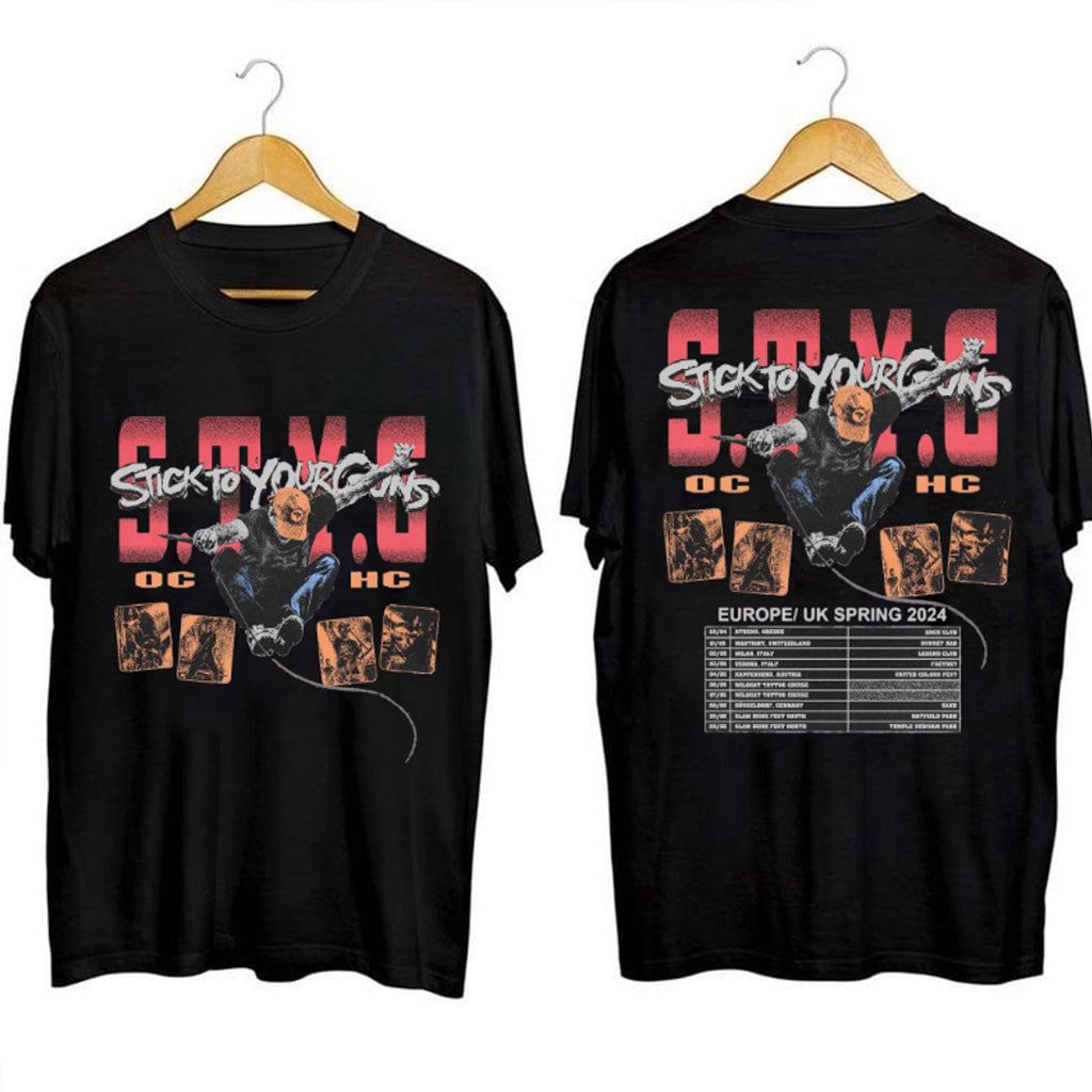 Stick To Your Guns EU UK Spring Tour Shirt Stick To Your Guns Merch Gifts For Fans - Gypsysystersgift