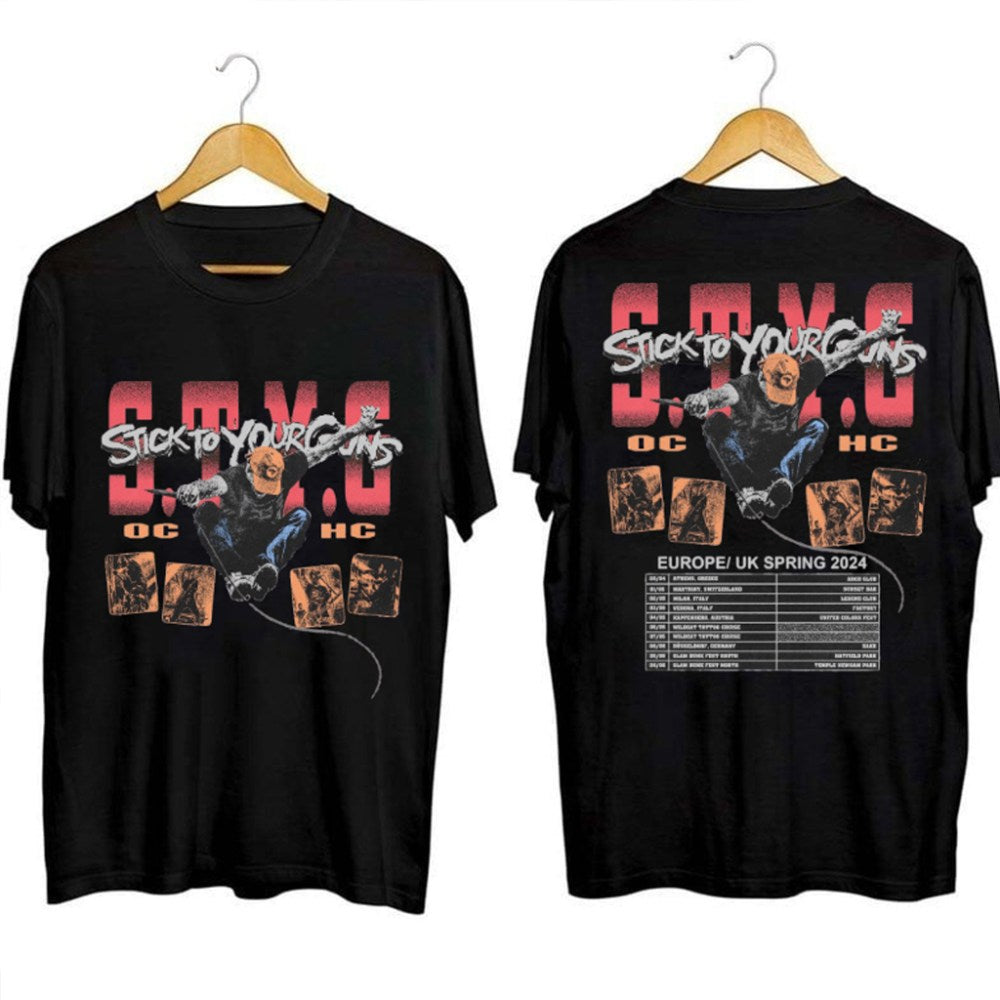 Stick To Your Guns EU UK Spring Tour Shirt Stick To Your Guns Merch Gifts For Fans - Gypsysystersgift