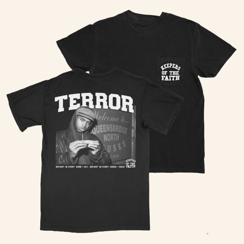 Sticktight Merch Terror Defiant T-Shirt Nas Merch Gift Ideas For Rap Lovers - GypsysystersGift