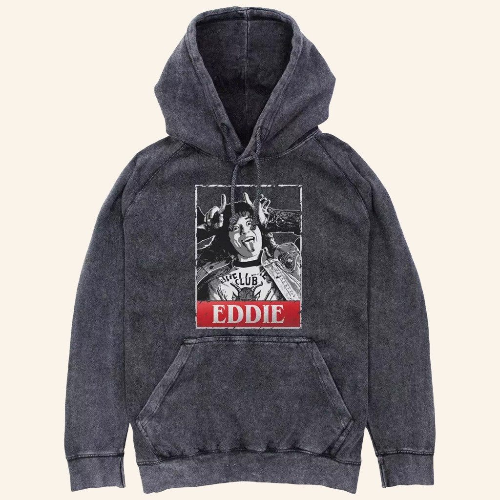 Stranger Things Eddie Munson Merch Horns Hoodie Unique Gifts For Him - Gypsysystersgift