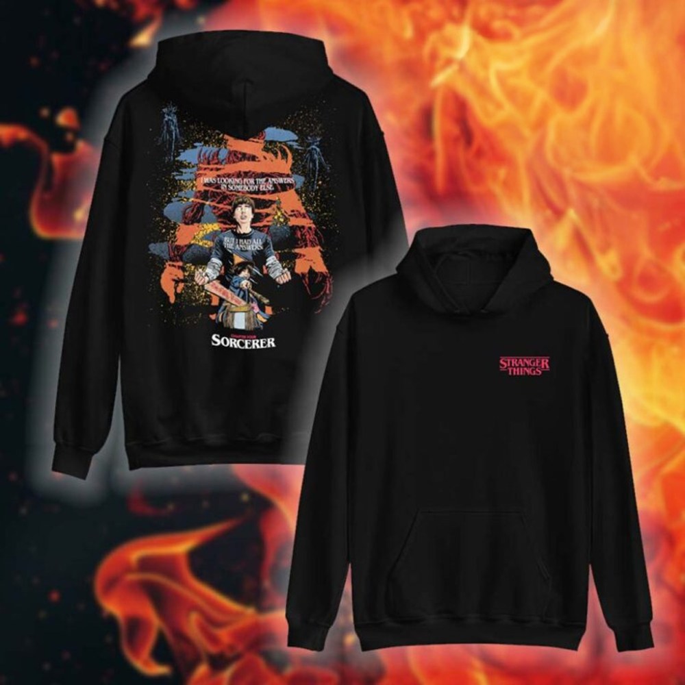 Stranger Things Merch Season 5 x Butcher Billy Sorcerer Hoodie Gifts For Husband - Gypsysystersgift