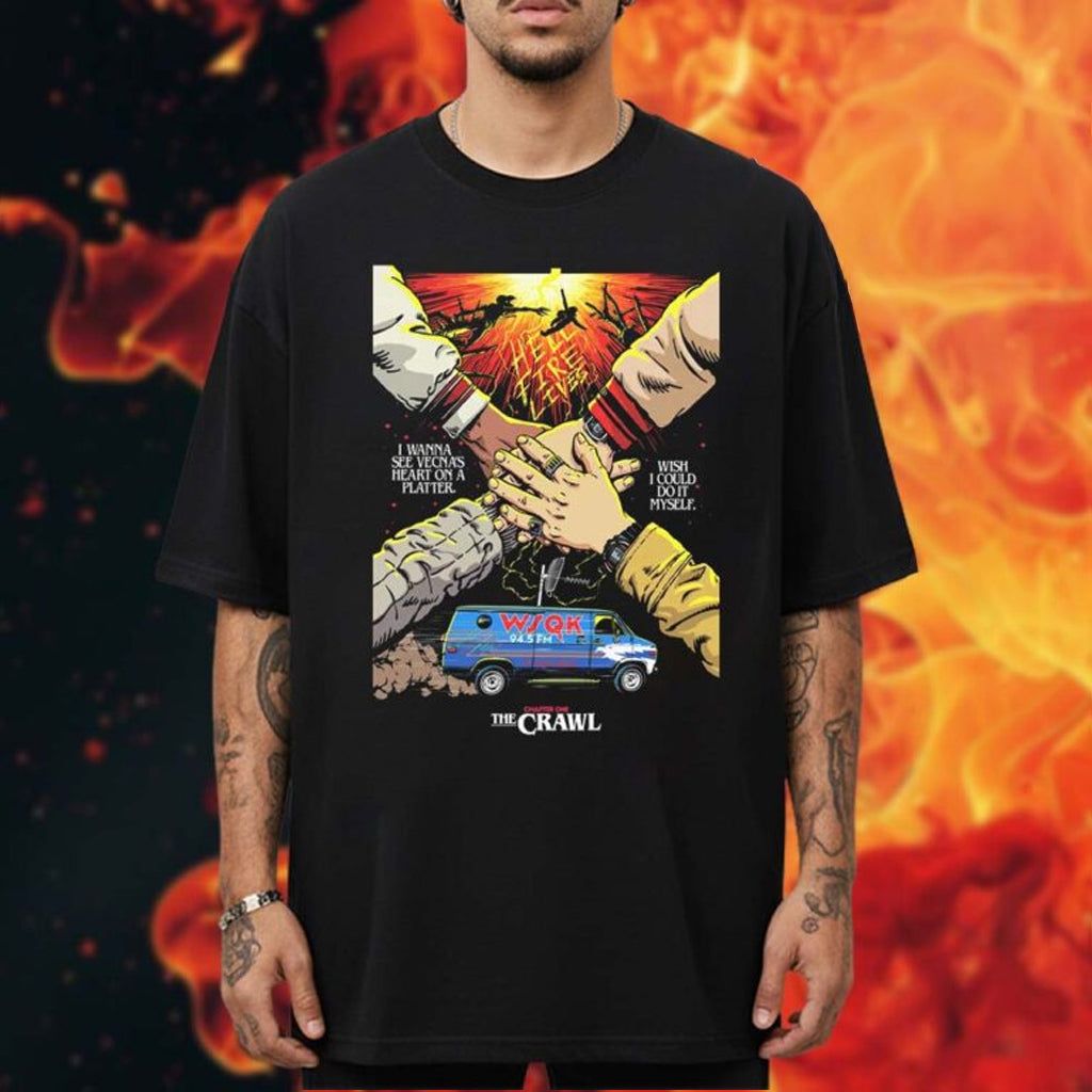 Stranger Things Merch Season 5 x Butcher Billy The Crawl T-Shirt Gifts For Him - Gypsysystersgift