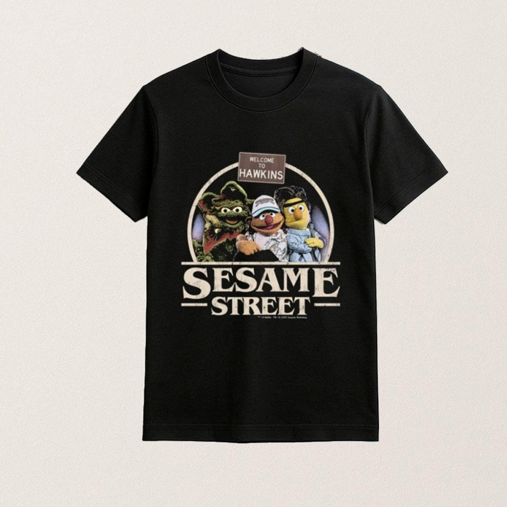 Stranger Things Merch Sesame Street Shirt Great Gifts For Boyfriend - GypsysystersGift