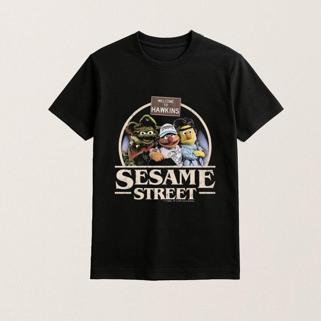 Stranger Things Merch Sesame Street Shirt Great Gifts For Boyfriend - GypsysystersGift