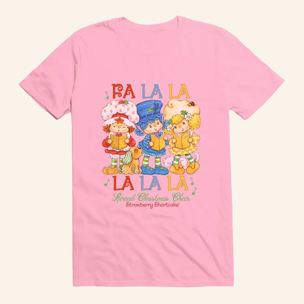 Strawberry Shortcake Merch Strawberry Shortcake Spread Christmas Cheer T-Shirt Gifts For Her - Gypsysystersgift