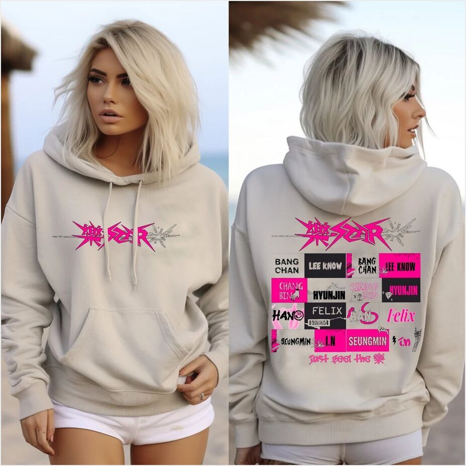Stray Kids Rock Star Members Hoodie, Kpop Hoodie, Kpop Merch, Music Hoodie Gifts For Her Merch Clothing - Gypsysystersgift