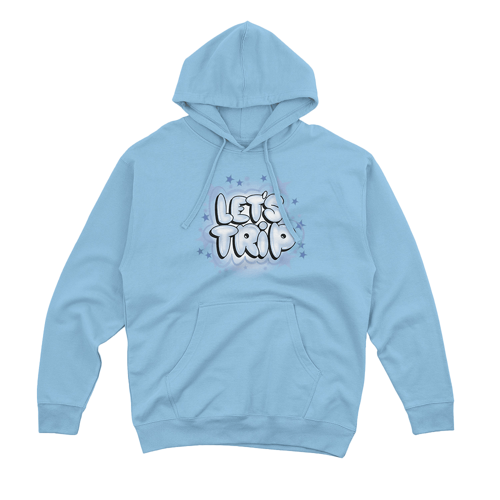Sturniolo Triplets Merch Let's Trip Airbrush Hoodie Gifts For Fans Retro Gift for Him - Gypsysystersgift