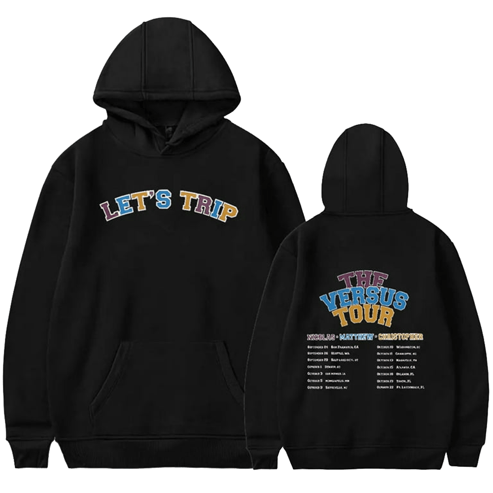 Sturniolo Triplets Merch Let's Trip Arch Tour New The Versus Tour Hoodie Gifts For Fans - Gypsysystersgift