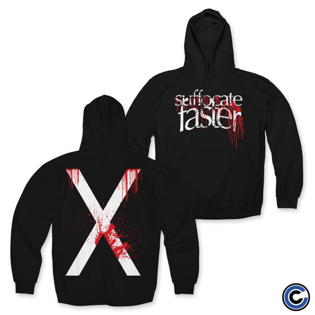 Suffocate Faster Merch Bloody X Hoodie Suffocate Faster Hoodie - Gypsysystersgift