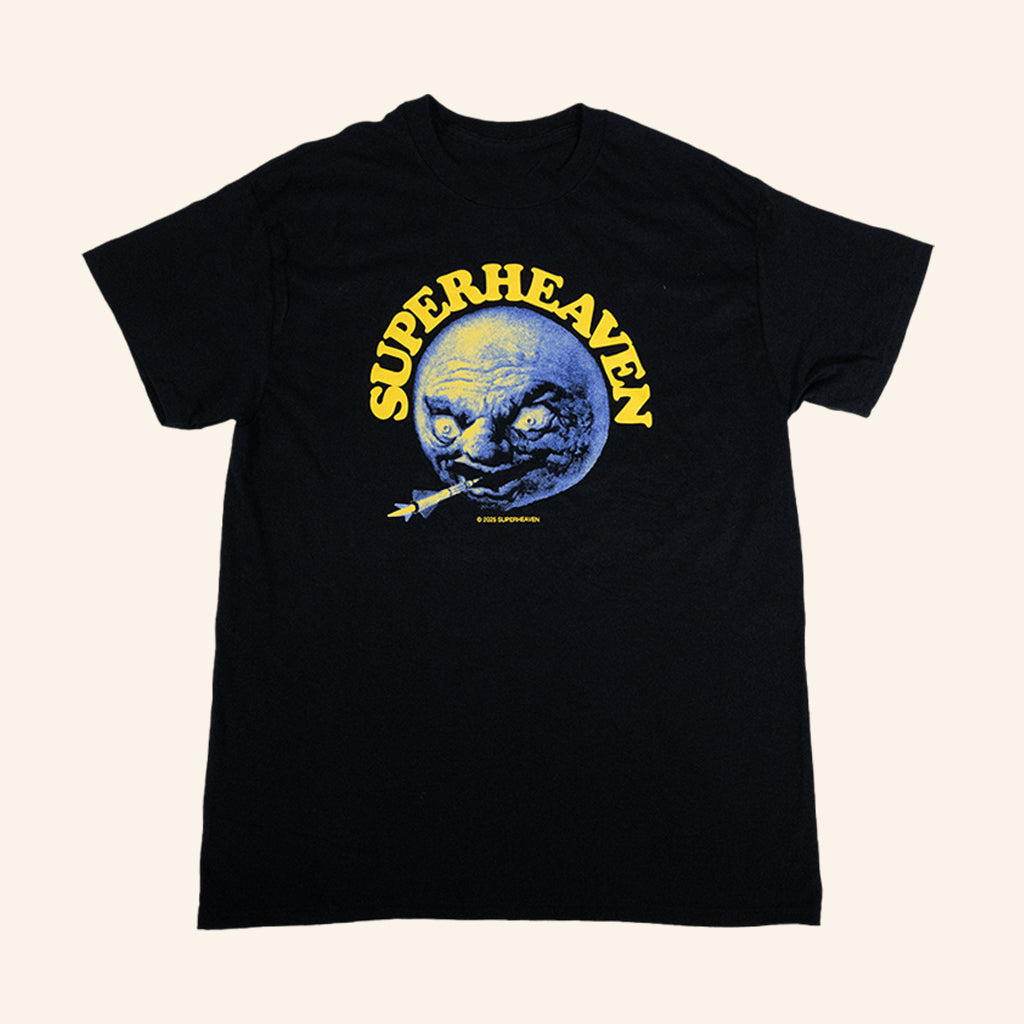 Superheaven Merch Moon Black T-Shirt Gift Ideas For Music Lovers - GypsysystersGift