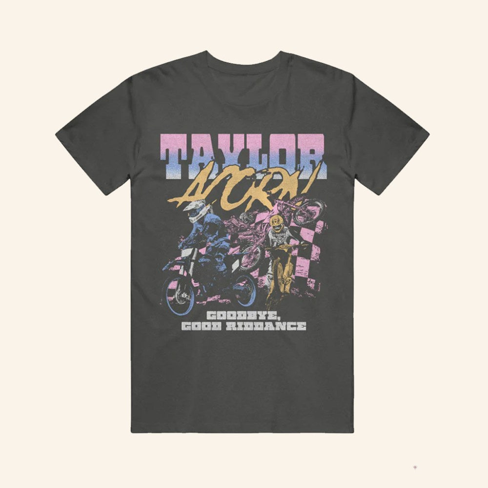 Taylor Acorn Goodbye Good Riddance Dirt Bike T-Shirt Taylor Acorn Merch Gifts For Music Fans - GypsysystersGift