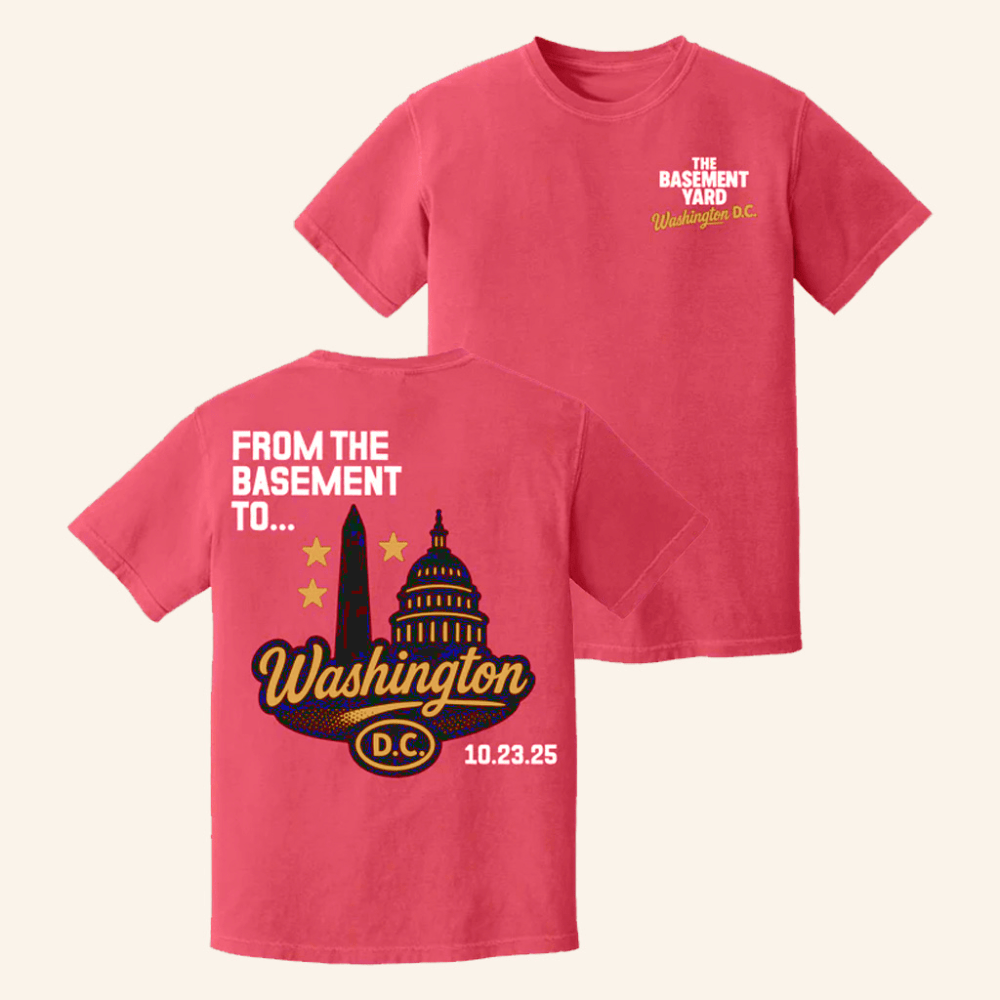 TBY Tour Merch From The Basement To Washington T-Shirt Unique Gifts For Him - GypsysystersGift