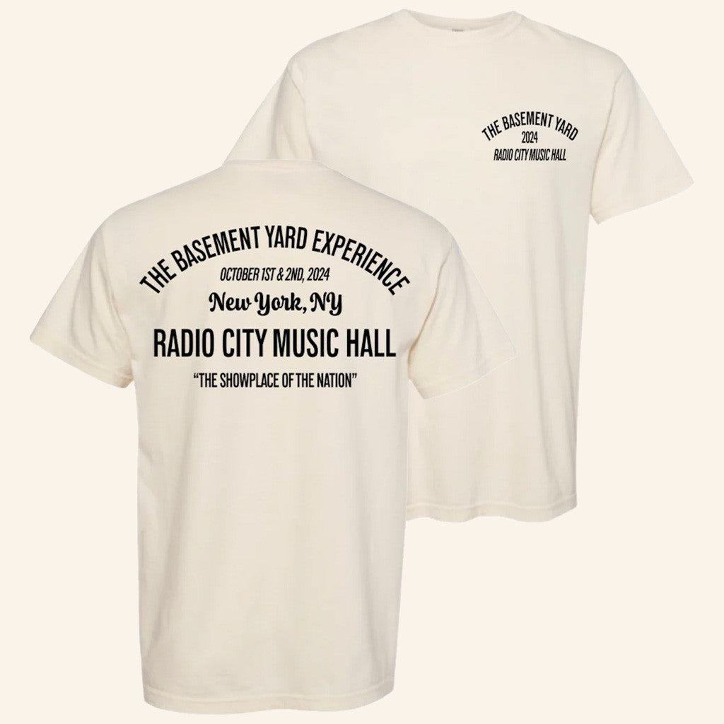 TBY Tour Merch TBY Radio City Music Hall T-Shirt Best Gifts For Boyfriend - GypsysystersGift