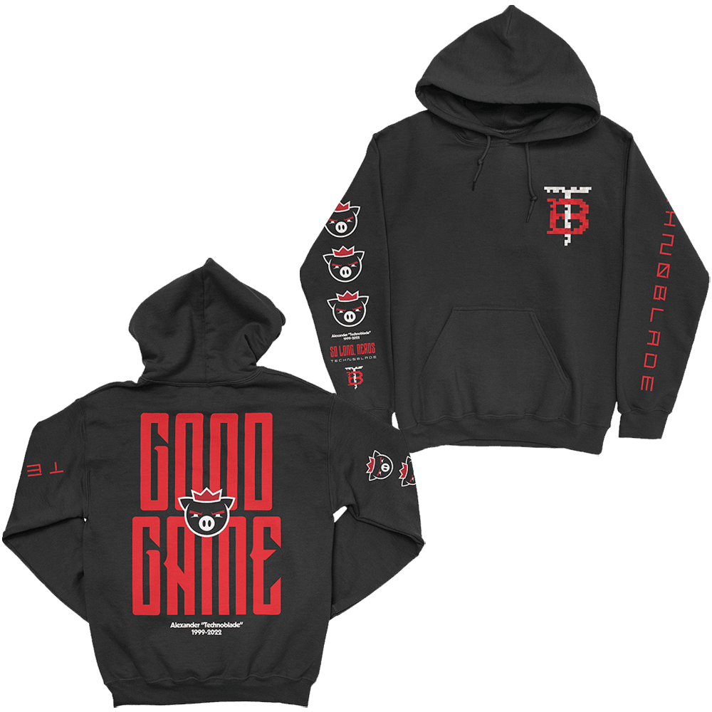 Technoblade Merch Technoblade Good Game Hoodie Fathers Day Gifts For Husband Gift Idea for Him - Gypsysystersgift