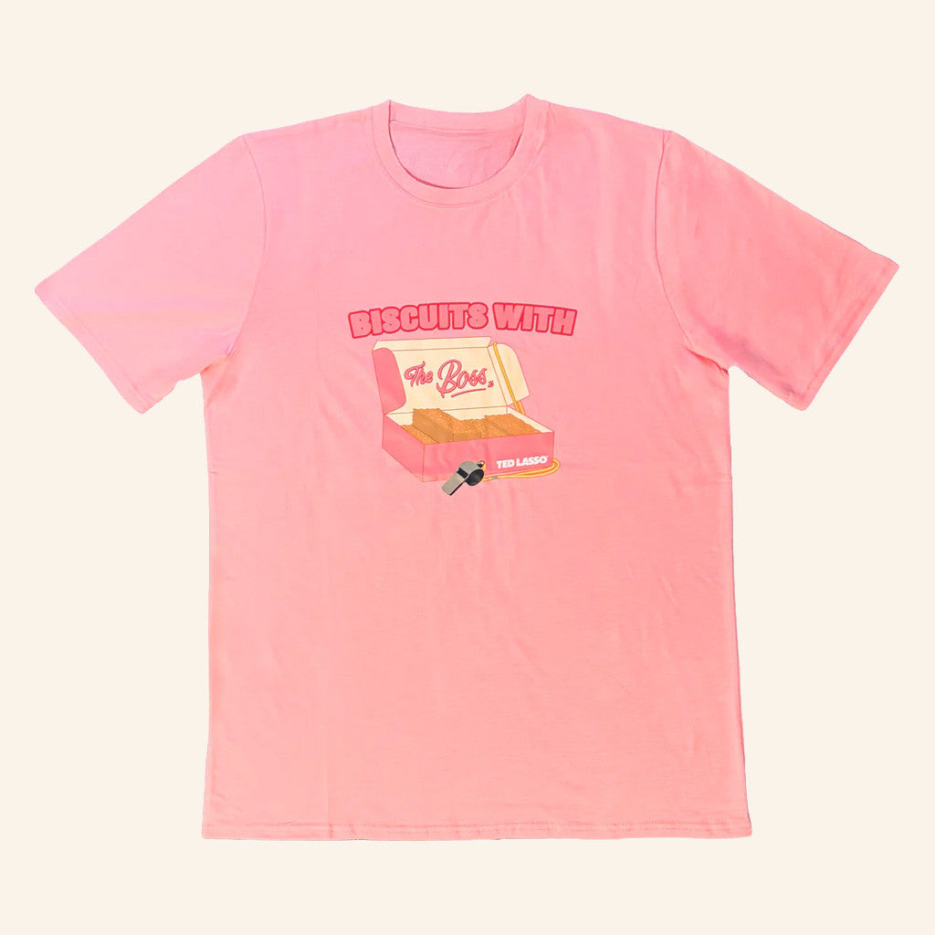 Ted Lasso Merch Biscuits With The Boss Hoodie Gifts Ideas For Her - GypsysystersGift