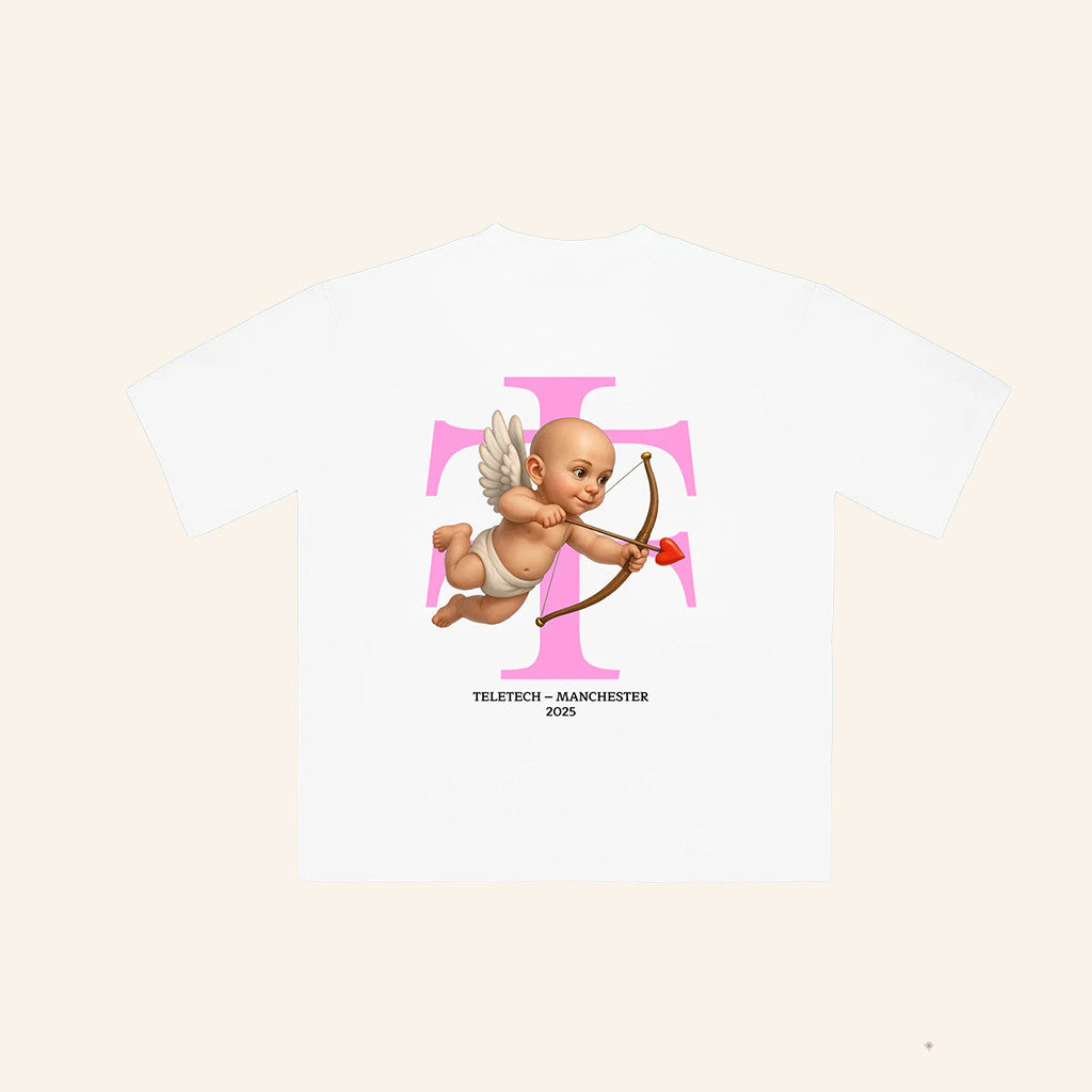 Teletech Merch Cupid White T-Shirt Music Lover Gift Ideas For Her - GypsysystersGift