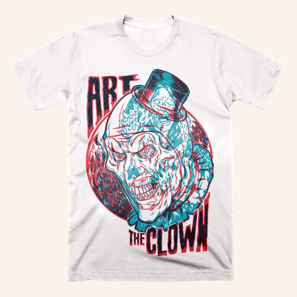 Terrifier Merch Terrifier 3 Art The Clown T-Shirt Christmas Ideas For Him - Gypsysystersgift
