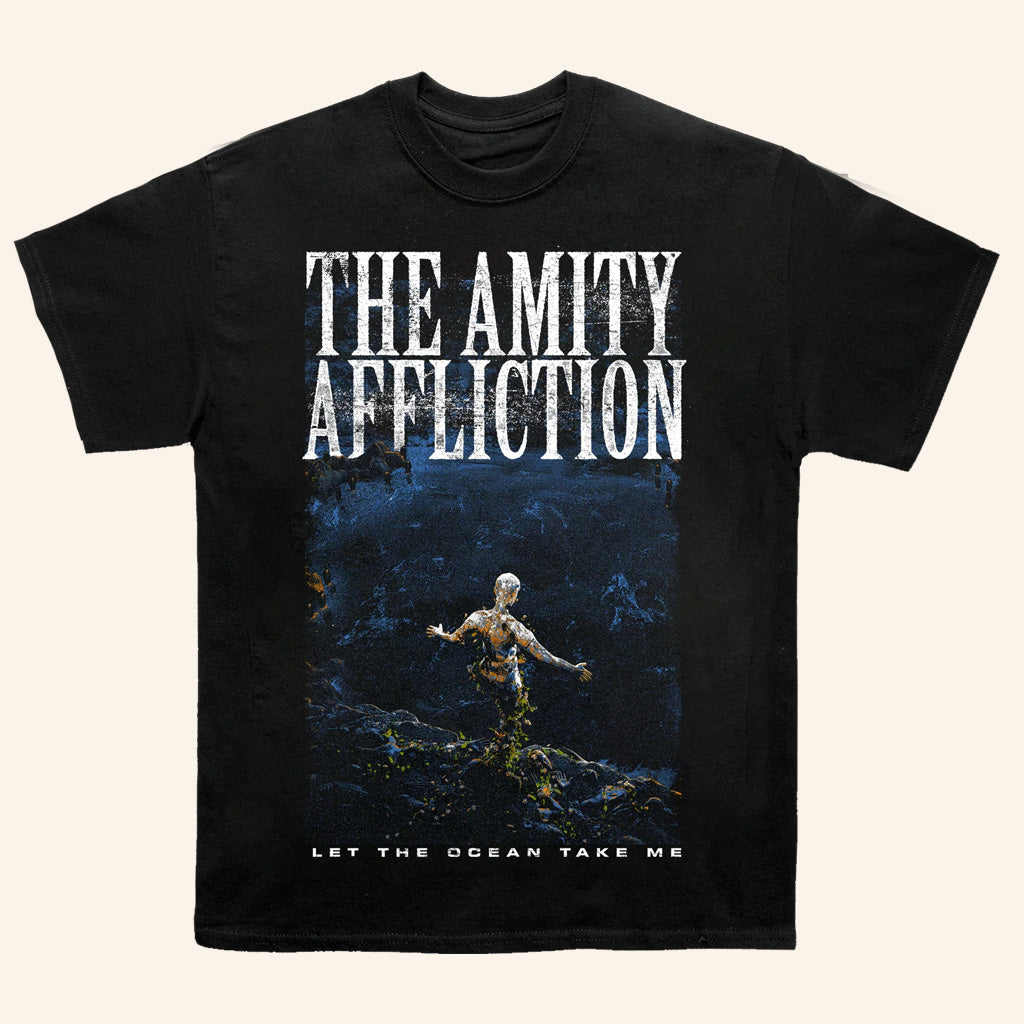 The Amity Affliction Merch Let The Ocean Take Me Black T-Shirt Gifts For Music Lovers - GypsysystersGift