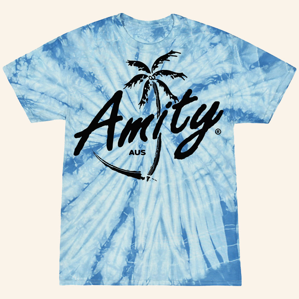 The Amity Affliction Merch Palm Tree Scythe Tie Dye T-Shirt Gifts Ideas For Him - GypsysystersGift