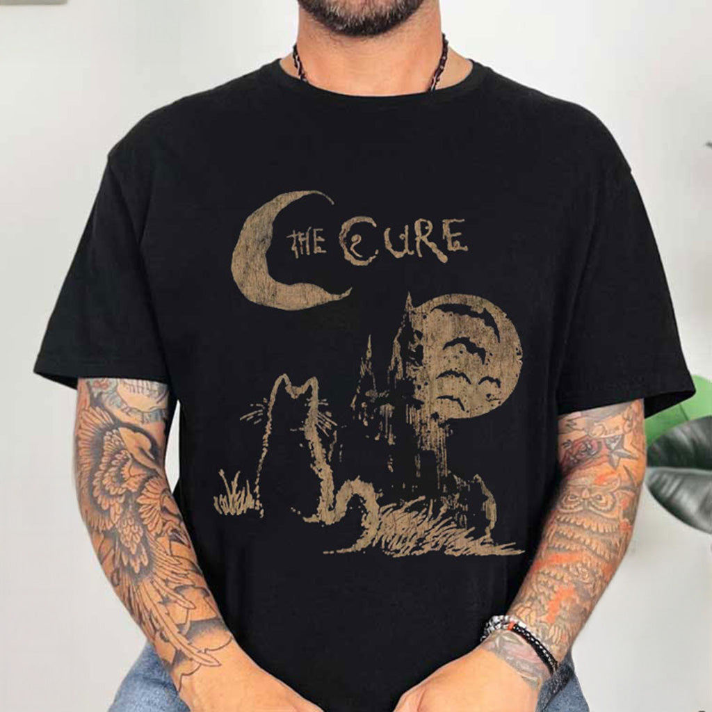 The Cure Cat 90s Alt Indie Rock T-Shirt Gift Ideas For Husband - Gypsysystersgift