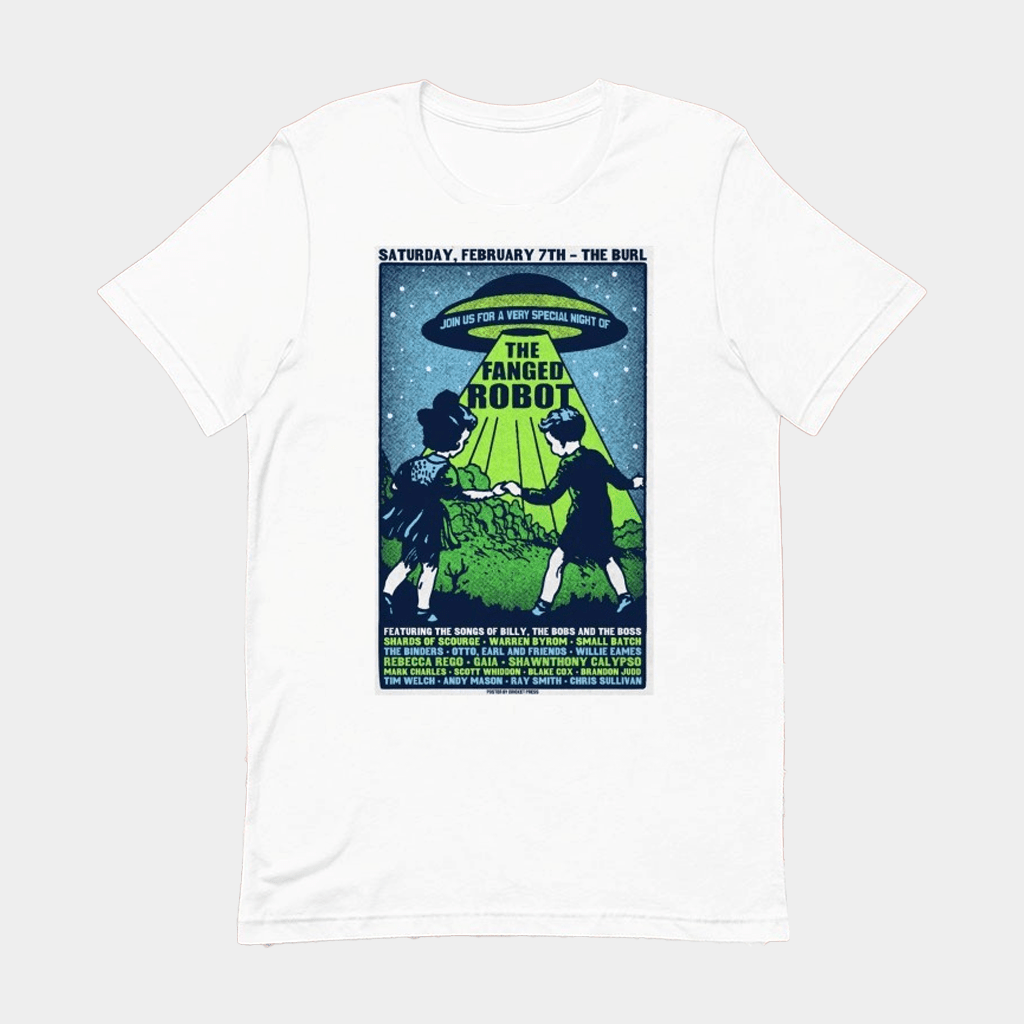The Fanged Robot The Burl Join Us For A Very 2026 Tour UFO Kids T-Shirt Gifts For Him Her - GypsysystersGift