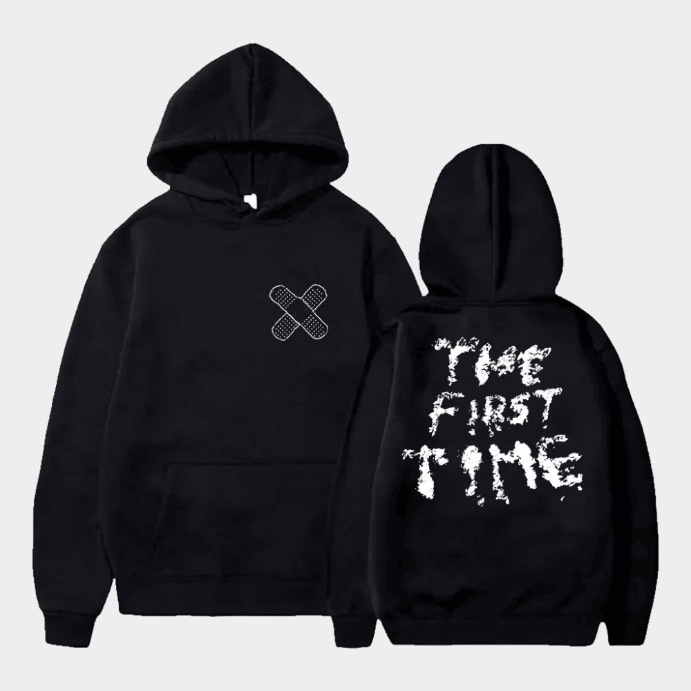 The Kid LAROI Merch The First Time Hoodie Black Music Lover Gift Ideas For Him - Gypsysystersgift