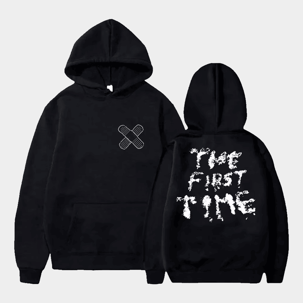 The Kid LAROI Merch The First Time Hoodie Black Music Lover Gift Ideas For Him - Gypsysystersgift