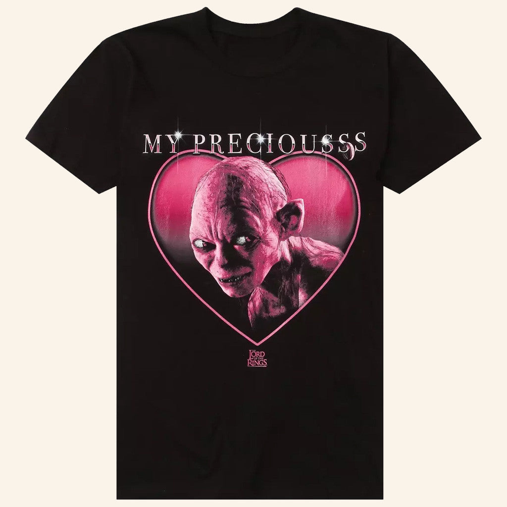 The Lord Of The Rings Merch Gollum Precious Heart T-Shirt Gifts Ideas For Her - GypsysystersGift