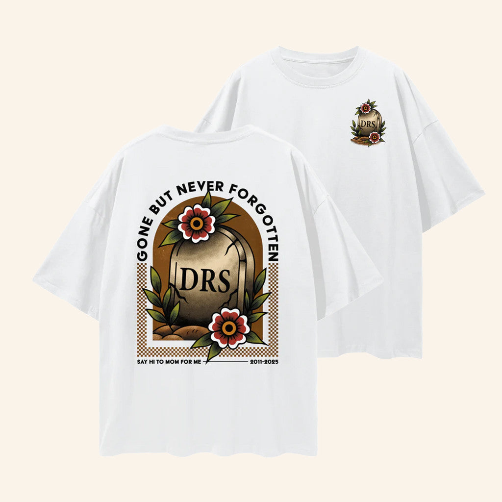 The Red Flags Merch RIP DRS Shirt Gone But Never Forgotten T-Shirt Gifts For Her - Gypsysystersgift