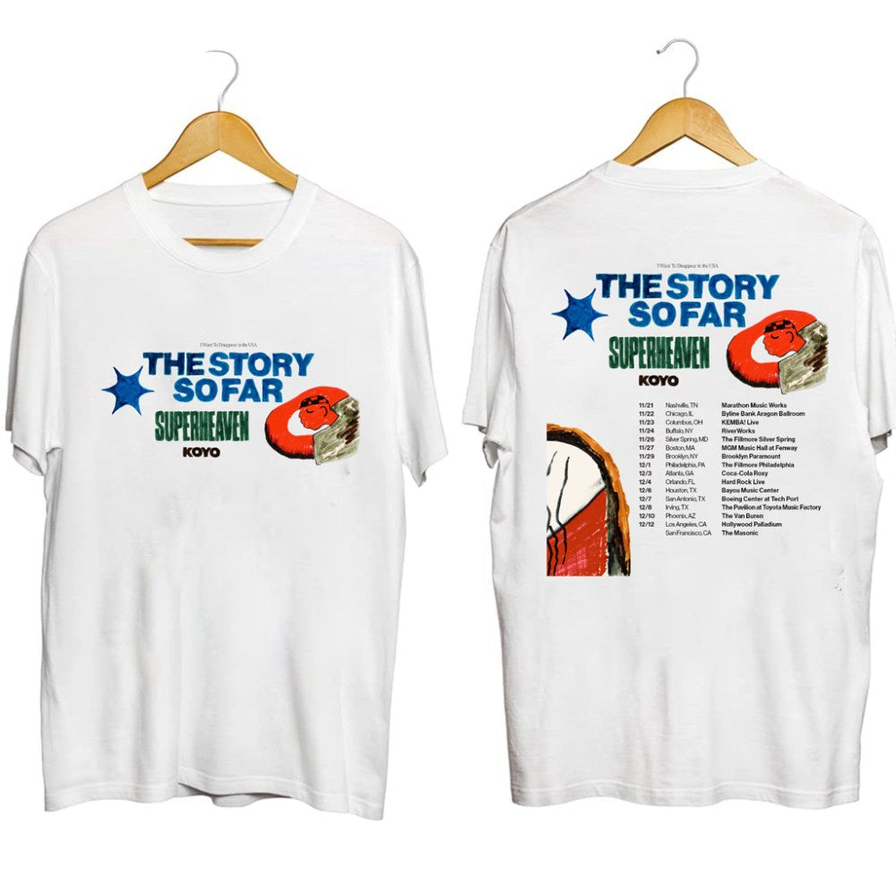 The Story So Far Tour 2024 Shirt The Story So Far Merch Gifts For Pop Lovers - Gypsysystersgift