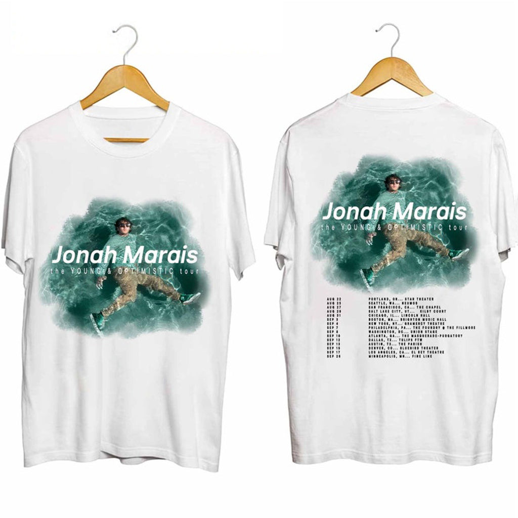 The Young And Optimistic Tour Jonah Marais Shirt Fan Merch Gift Ideas For Him - Gypsysystersgift
