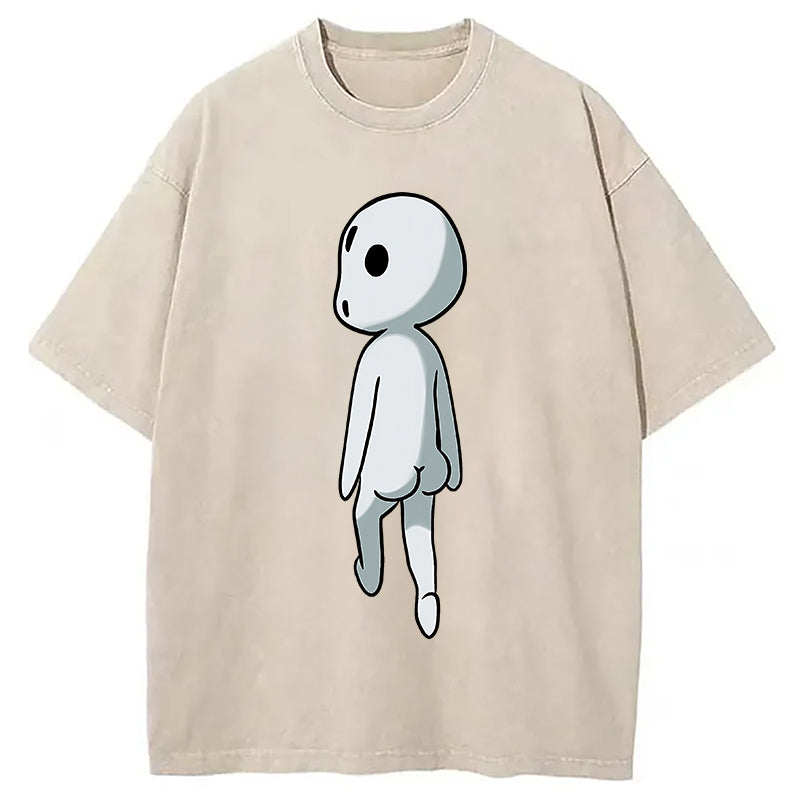 Thicc Kodama Washed T-Shirt Retro Streetwear Graphic Top Gifts For Her - Gypsysystersgift