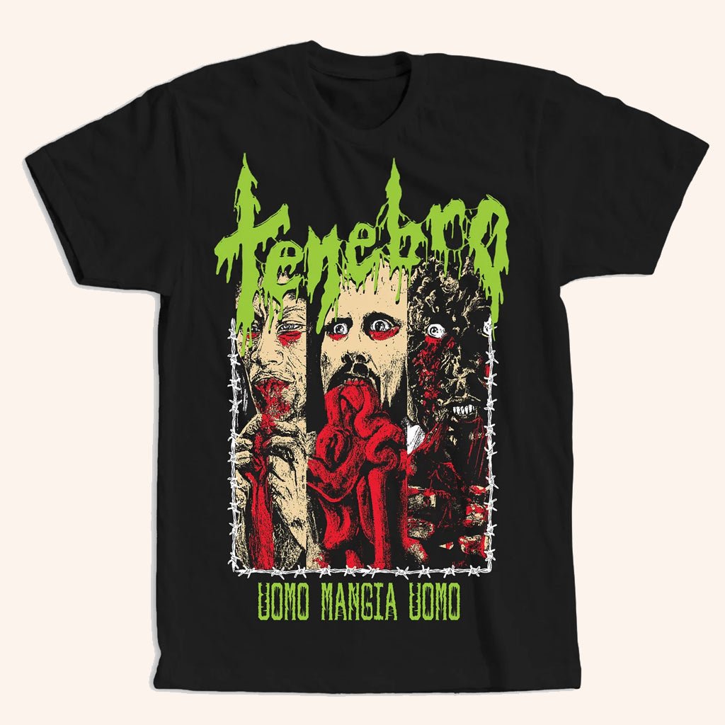 Time To Kill Records Merch Tenebro Uomo Mangia Uomo T-Shirt Best Gifts For Him - Gypsysystersgift