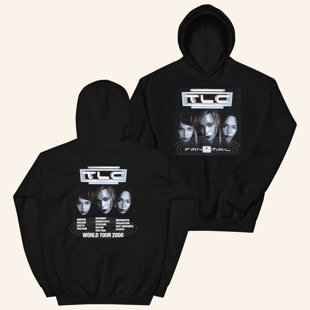 TLC Merch TLC FanMail Hoodie World Tour 2000 Hoodie Christmas Gifts For Her - Gypsysystersgift