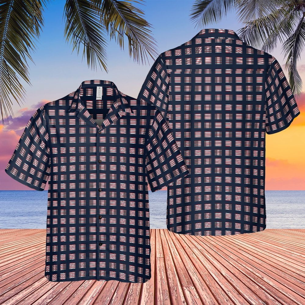 Tony Soprano The Sopranos Hawaiian Shirt Square Geometric Abstract Pattern Aloha Shirt - Famerry