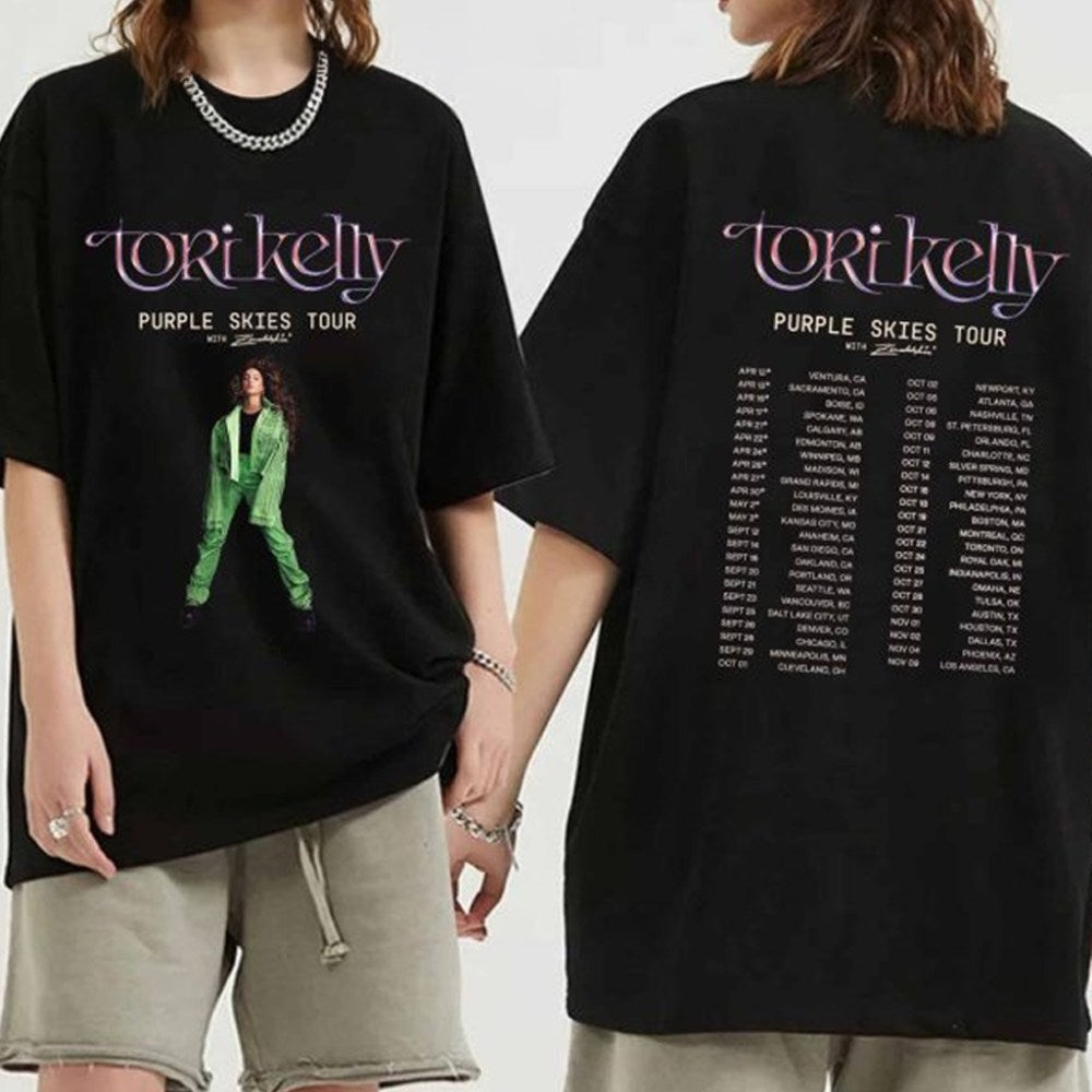 Tori Kelly Purple Skies Tour Shirt Tori Kelly Merch Cool Gifts For Music Lovers - Gypsysystersgift