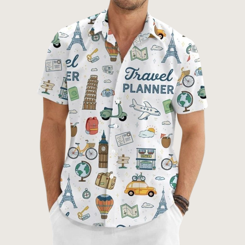 Travel Planner Hawaiian Shirt Travel-Themed Clothing Gifts For Vacations Lovers - Famerry