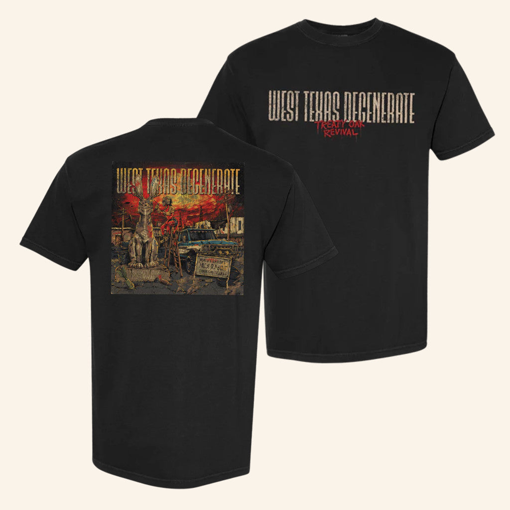 Treaty Oak Revival Merch West Texas Degenerate T-Shirt Gifts For Rock Fans - Gypsysystersgift