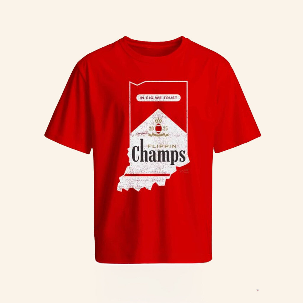 Tricia Whitaker Flippin Champs Indiana College Football Fans Shirt Best Gifts For Him - GypsysystersGift