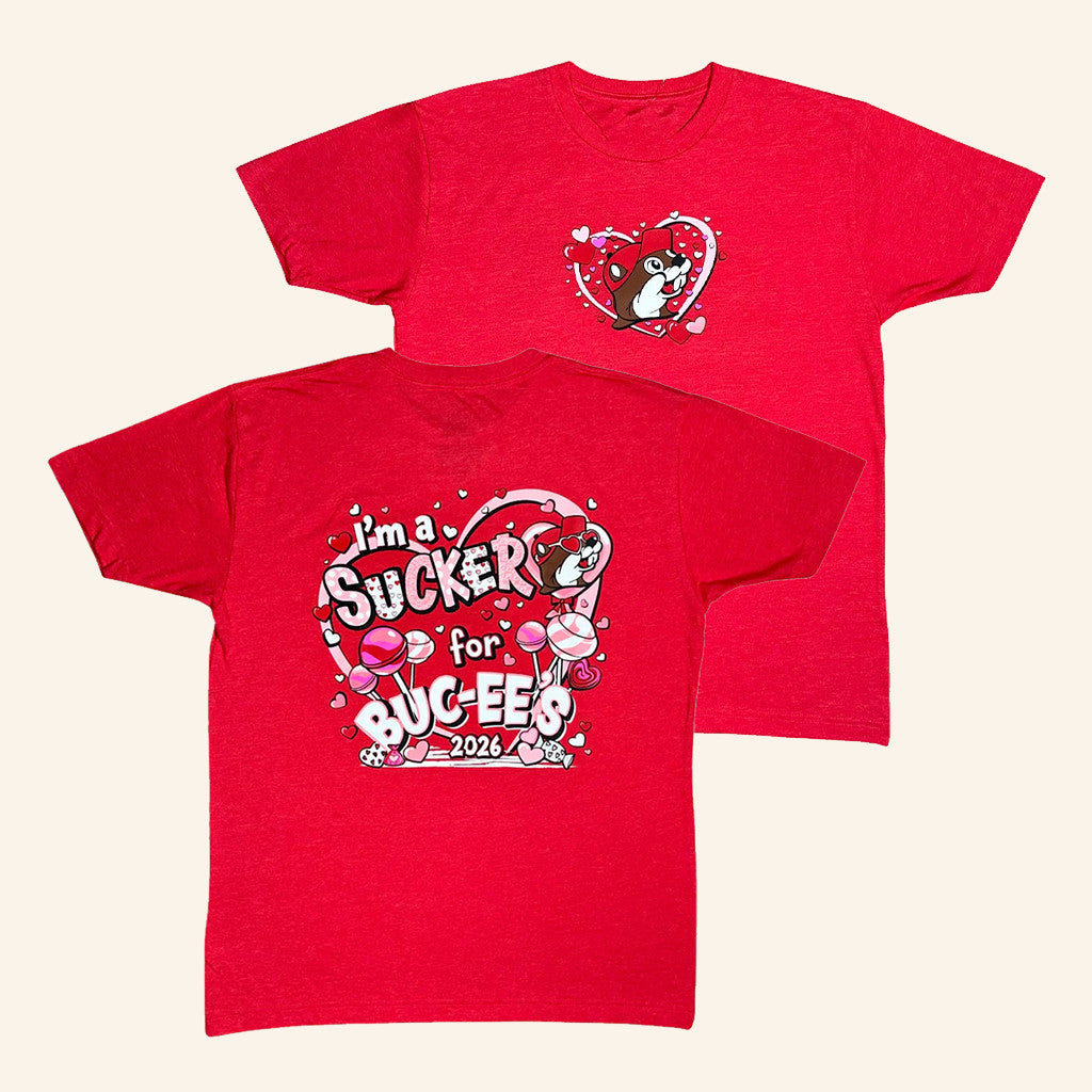 True Texas Merch I'm A Sucker For Buc Ee's 2026 T-Shirt Buc Ee's Merch Valentine's Day Gifts - GypsysystersGift