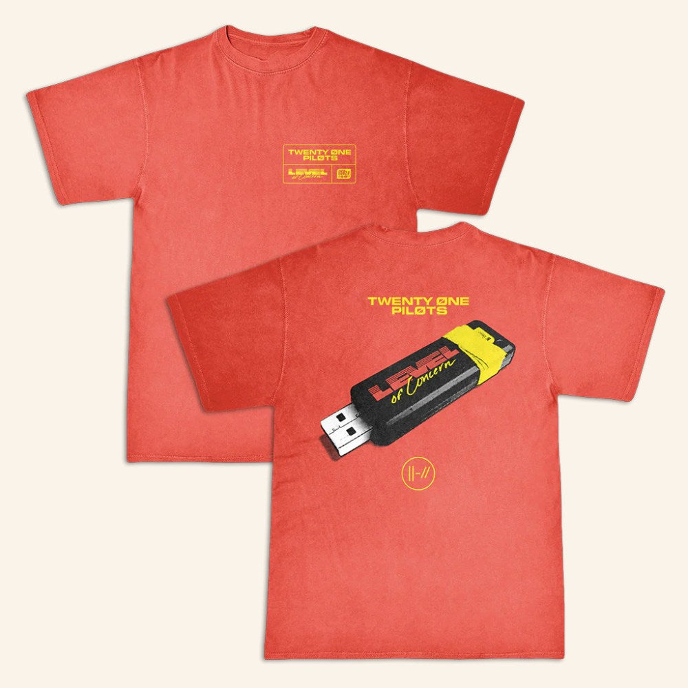 Twenty One Pilots Merch Red Label T-Shirt Twenty One Pilots Shirt Music Lover Gift Ideas For Him - Gypsysystersgift