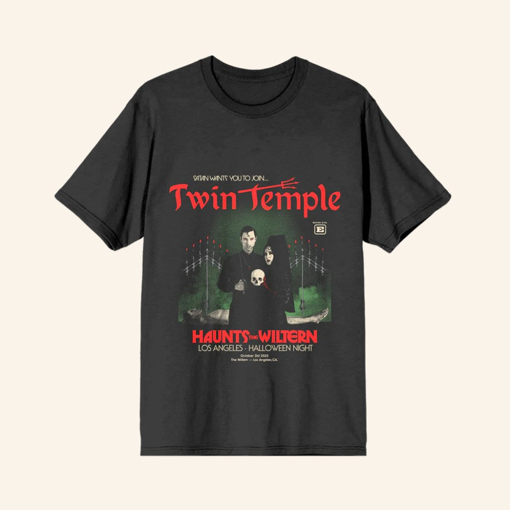 Twin Temple Merch Wiltern Event T-Shirt Christmas Presents For Him - Gypsysystersgift
