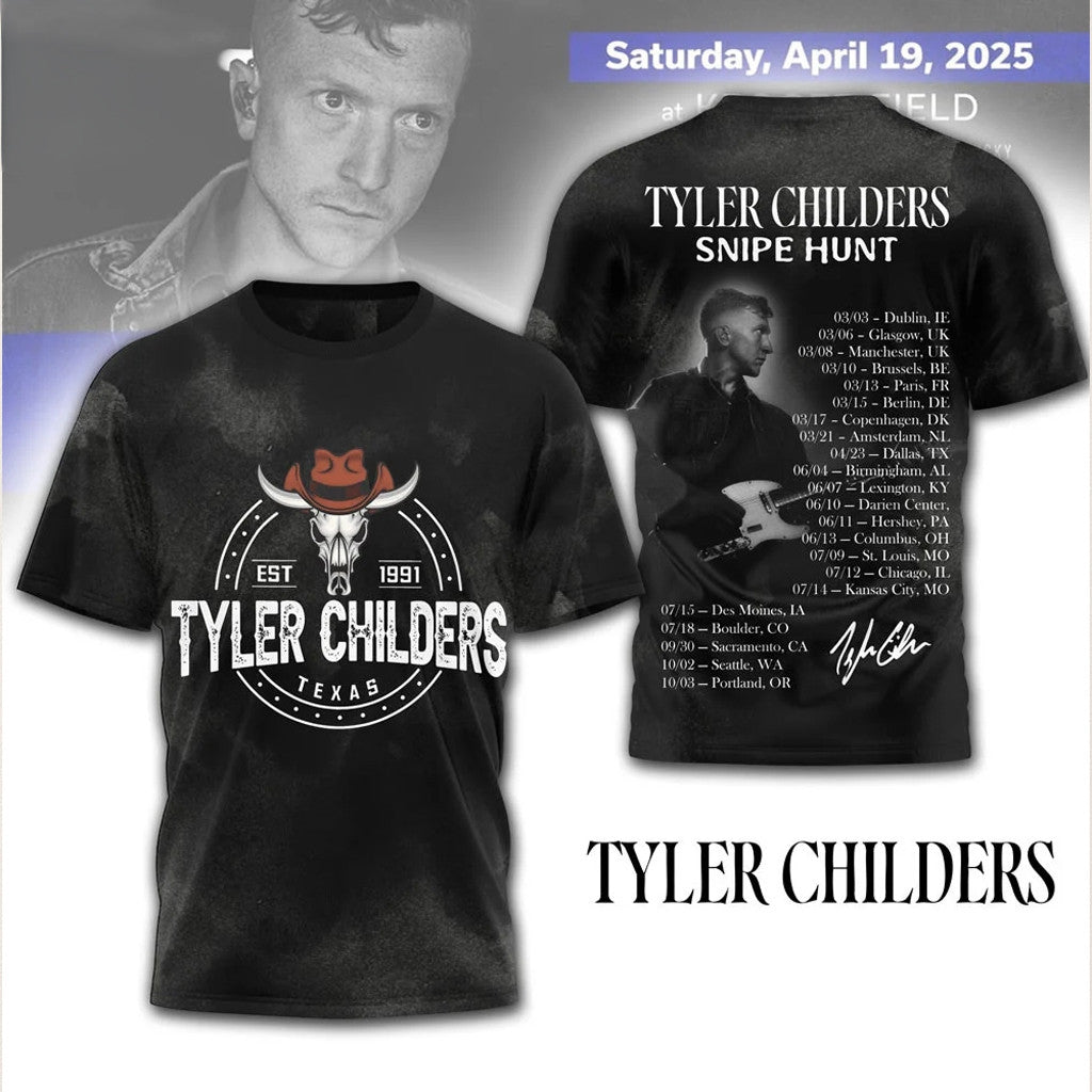 Tyler Childers Snipe Hunt Tour 2026 Shirt Tyler Childers Merch Christmas Gift Ideas For Him - Gypsysystersgift
