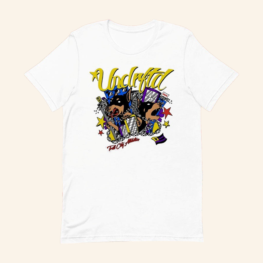 Undrafted Trill City Athletics Ready White T-Shirt Undrafted Merch Best Gifts For Him - GypsysystersGift