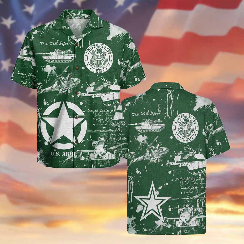 US Army 250th Years Of Service Hawaiian Shirt Army Veterans Day 2025 Gift for him - Famerry